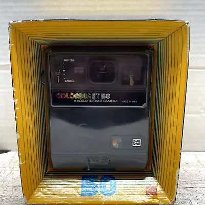Vintage Kodak COLORBURST 50 Instant Camera 1978 SEALED In Original Packaging • $15