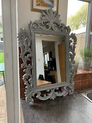 £15 • Buy Large Grey Ornate Gothic Goth Wall Or Leaning Mirror