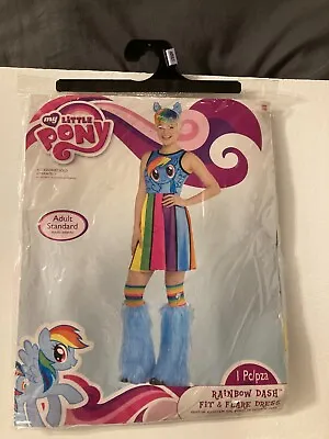 My Little Pony Rainbow Dash Fit & Flare Dress Adult Standard BRAND NEW • $8.95