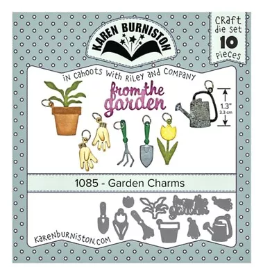 Karen Burniston GARDEN CHARMS Die Cutters Set • £3