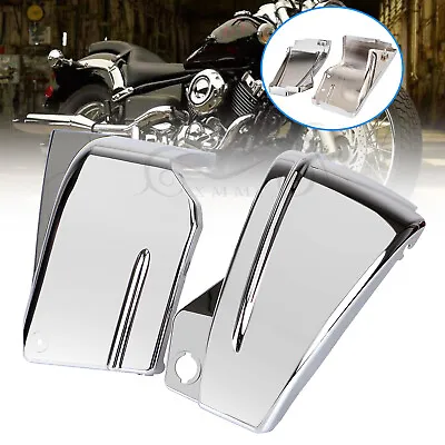 Chrome Battery Side Fairing Covers For Yamaha V-Star 650 XVS650 Custom Classic • $35.68