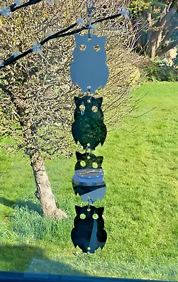Owl Garden Mobile Decorative Reflective Sun Catcher • £8