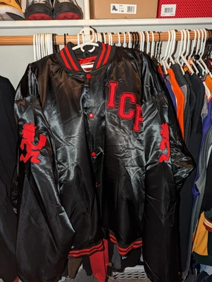 $349.99 • Buy Insane Clown Posse - Psychopathic Records Satin Baseball Jacket - Brand New 5XL