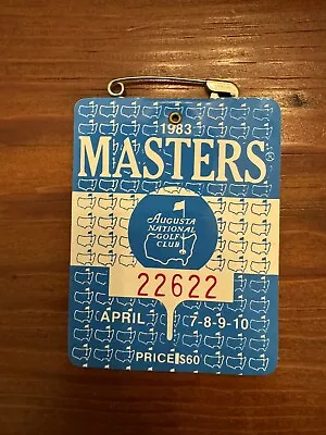 1983 Masters Badge - Seve Ballesteros • $35
