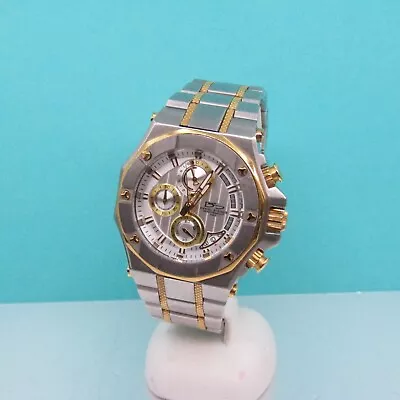 Daniel Steiger DS9043T-M Stainless Steel/Gold Tone 47mm Case WR100m Watch SJ347 • $99.95