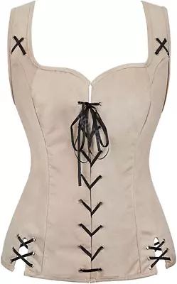 Corset Renaissance Costumes For Women Steampunk Costume Bodice Vest Medieval • $75.37