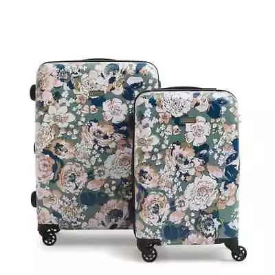 Vera Bradley Hardside Spinner Suitcase Luggage Set Exuberant Floral Frond Teal • $299.99