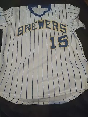 Vintage Milwaukee Brewers Jersey Cecil Cooper Sz Xl • $15.99