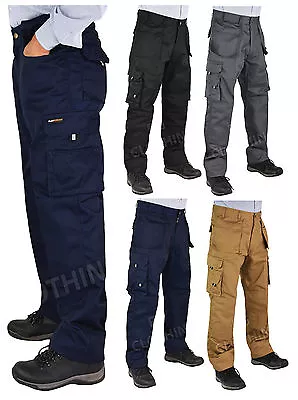 £22.98 • Buy Men's Quality Tuff-Stuff Workwear Kneepad Work Trousers/Combat 30-44 Leg 30,32.5