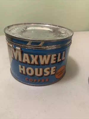 2 Vintage 1 Lb Maxwell House Coffee Tin Drip Grind  Good To The Last Drop • $9.99