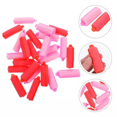 24pc Hair Styling Sponge Curlers For Sleeping - DIY Roller Tools • £8.65