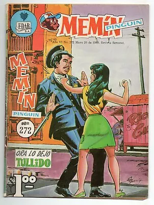 MEMIN PINGUIN #272 Ora Lo Dejo Tullido EDAR Mexican Comic 1969 • $8