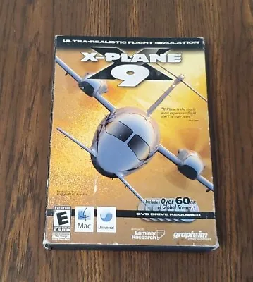 X-Plane 9 (PC 2008) Flight Simulator Complete CIB 6 Discs  • $15