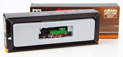 Vintage Marklin Mini-Club 8897 German Z Scale Green 2-6-0 Steam Locomotive 1104 • $210.01