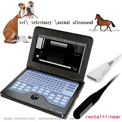 £1557 • Buy Veterinary VET Portable Ultrasound Scanner Laptop Machine+rectal,linear Animal
