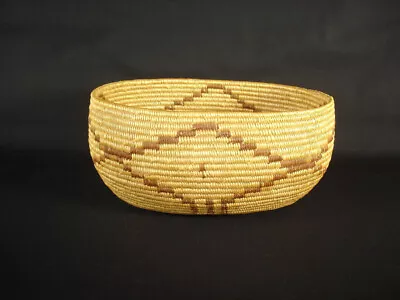 Large Oval  Mission Basket Native American Indian Circa: 1920 • $850