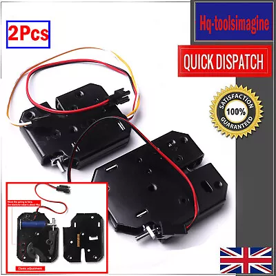 Uk 2x 12v Dc 2a Electric Magnetic Lock Intelligent Cabinet Door Lock Fail Secure • £9.79