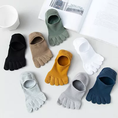 £3.35 • Buy Five Toe Socks Cotton Blend Soft Absorbent Stockings Breathable Friction-proof