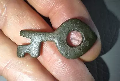 VERY RARE Medieval Bronze Skeleton Key 1200-1400 • $44