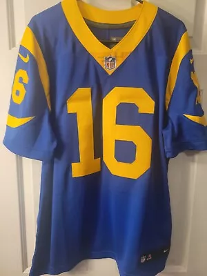 Jared Goff Rams Throwback Nike Vapor Jersey Large • $60