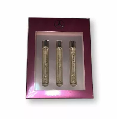 Mercedes Benz 3 X 10ml Eau De Parfum Rollerball Perfumes Womens Gift Set NIB • $25.99