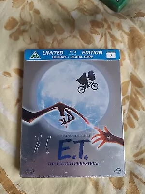 ET   LIMITED EDITION  BLU RAY   BRAND NEW SEALED  Nordic & English STEELBOOK • £11