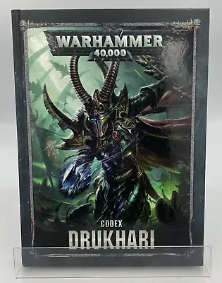 Warhammer 40K - Codex Drukhari - 2018 Hard Cover Rulebook - Dark Eldar • $40