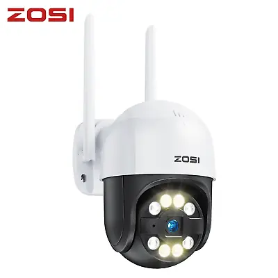 ZOSI 3MP Wireless Security WiFi Camera Outdoor IR CCTV Smart Home IP Plug-in CAM • £35.99