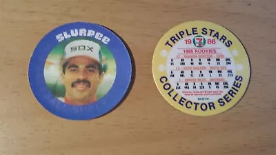 1986 7-11 Slurpee Mideast Coin #13 Shawon Dunston Ozzie Guillen Ernest Riles • $1.49