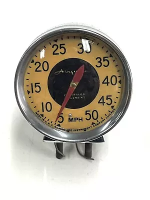 Vintage **USED** Airguide # 707-Boat Top Dash Mount 50 MPH Speedometer~Works • $95