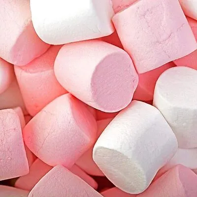 Marshmallows Sweets White Pink Blue Raspberry Strawberry Mini Large Halal Hot • £5.15