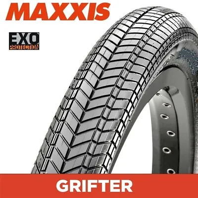 Maxxis Grifter Tyre 20 X 2.1  Black Tyre Tire BMX Black 20 X 2.10 • $39.99