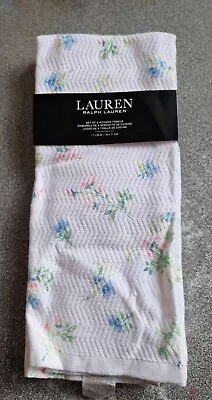 Ralph Lauren Summer Floral Print Cotton Kitchen Towels 2 Pack Set Tea Towels New • £19.95