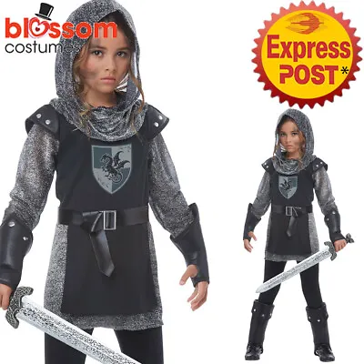 CK1084 Noble Knight Costume Boys Girls Medieval Dress Up Renaissance Book Week • $44.60