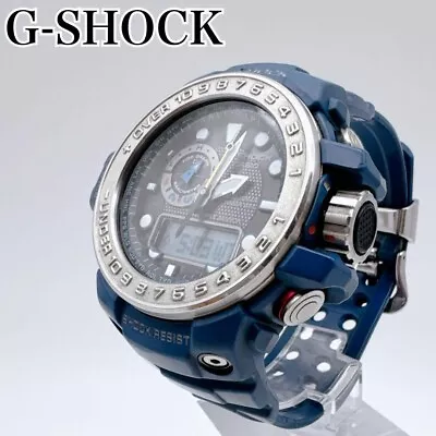 G-SHOCK GULFMASTER GWN1000 Solar Chronograph Blue Bezel Scarce Item • $263.71