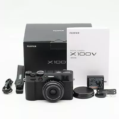 Fujifilm X100V Black Compact Digital Camera Single Focus Lens APS-C Format • $1898