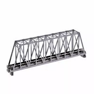 NEW Kato Silver 248mm (9 3/4 ) Single Track Truss Bridge N Scale 20-433 • $16