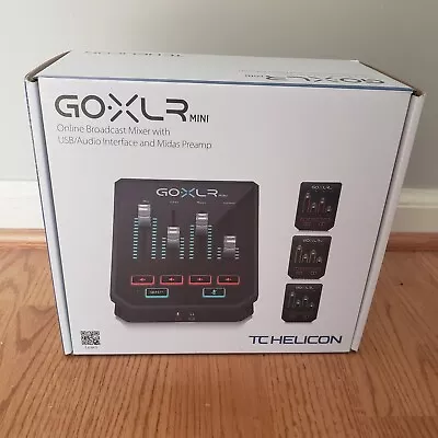 TC-Helicon Go XLR Mini Online Broadcast Mixer - In Original Box - WORKS! • $75