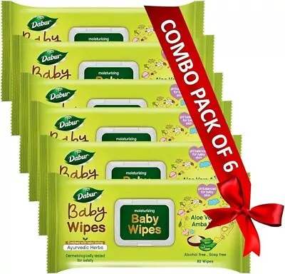 Dabur Baby Wipes - 480 N (80 X 6 Pack Of 6) • $63.29