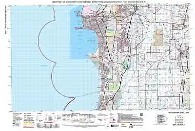 $45 • Buy Rockingham & Wellard 50k COG Topographic Map