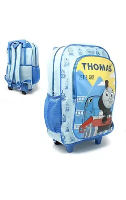 £14.99 • Buy Childrens Character Trolley Backpack Bag Deluxe Wheeled Suitcase Hand Luggage 