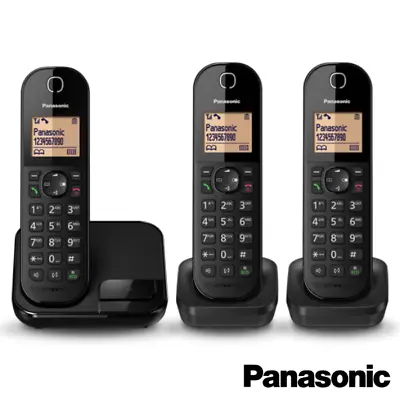 Panasonic Kx-tgc41 Digital Cordless Telephone W/ Nuisance Block Single Twin Trio • £69.95