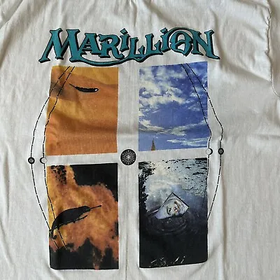Vintage Marillion Seasons End 1989 Concert Tour Band US T-Shirt Prog Rock RARE • $225