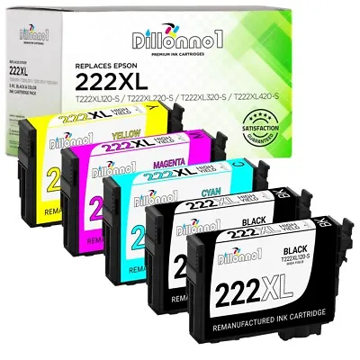 222XL Replacement Ink Cartridges For Epson T222XL For WF-2960 XP-5200 Printer • $24.95