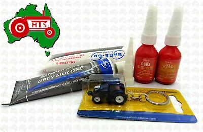 Gift Tractor Pack Toy Sealant Farmer Set Fits For New Holland Keychain Kit • $59.99
