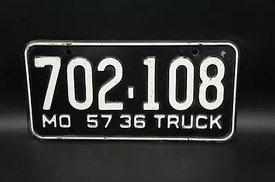 1957 MISSOURI State TRUCK License Plate • $40.49