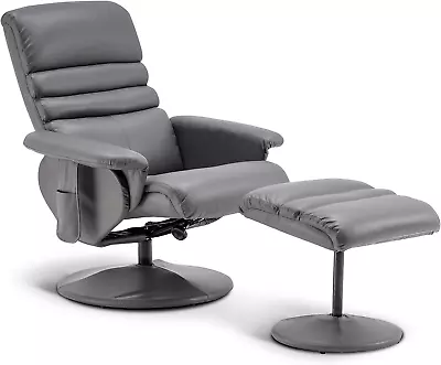 Recliner With Ottoman Reclining Chair With Massage 360 Swivel Living Room Chai • $334.99