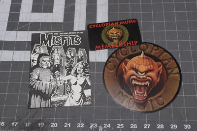 Misfits/Cyclopian Music Promo Postcard Membership Card Jerry Only & Doyle 1993-6 • $20