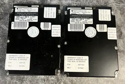 PAIR Of Apple WDS-L80 95F7181/2 80MB Hard Drive (Macintosh LC II) Untested • $59