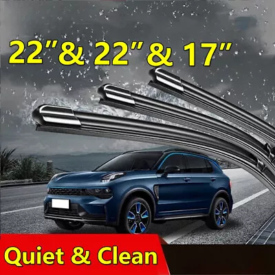 Aeboren Fit For Mercedes-Benz ML55 AMG 2003-2000 Front Wiper Blades (Set Of 3) • $8.98